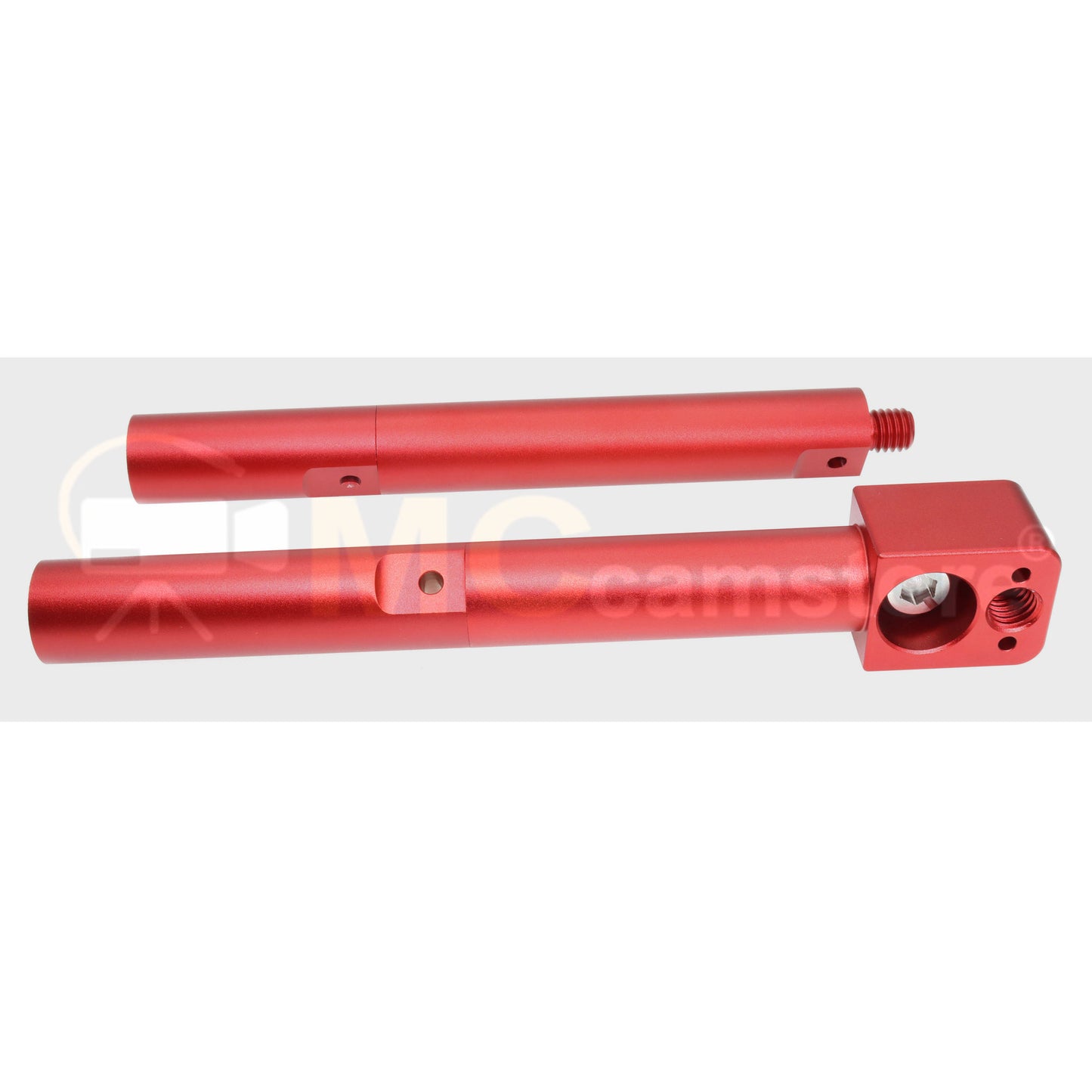 19mm Extension Rod Tube, 4 Sections Bracket Pole for Sony ARRI RED Camera Wireless Follow Focus Lens Motor Shoulder Rail Mounting with 3/8" Thread