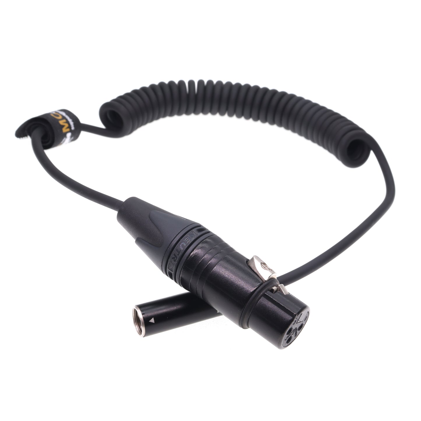 TA3M Mini XLR 3pin to XLR 3 Pin Female Coiled Cable for Blackmagic Pocket Cinema Camera for BMPCC4K/6K Ultrasoft
