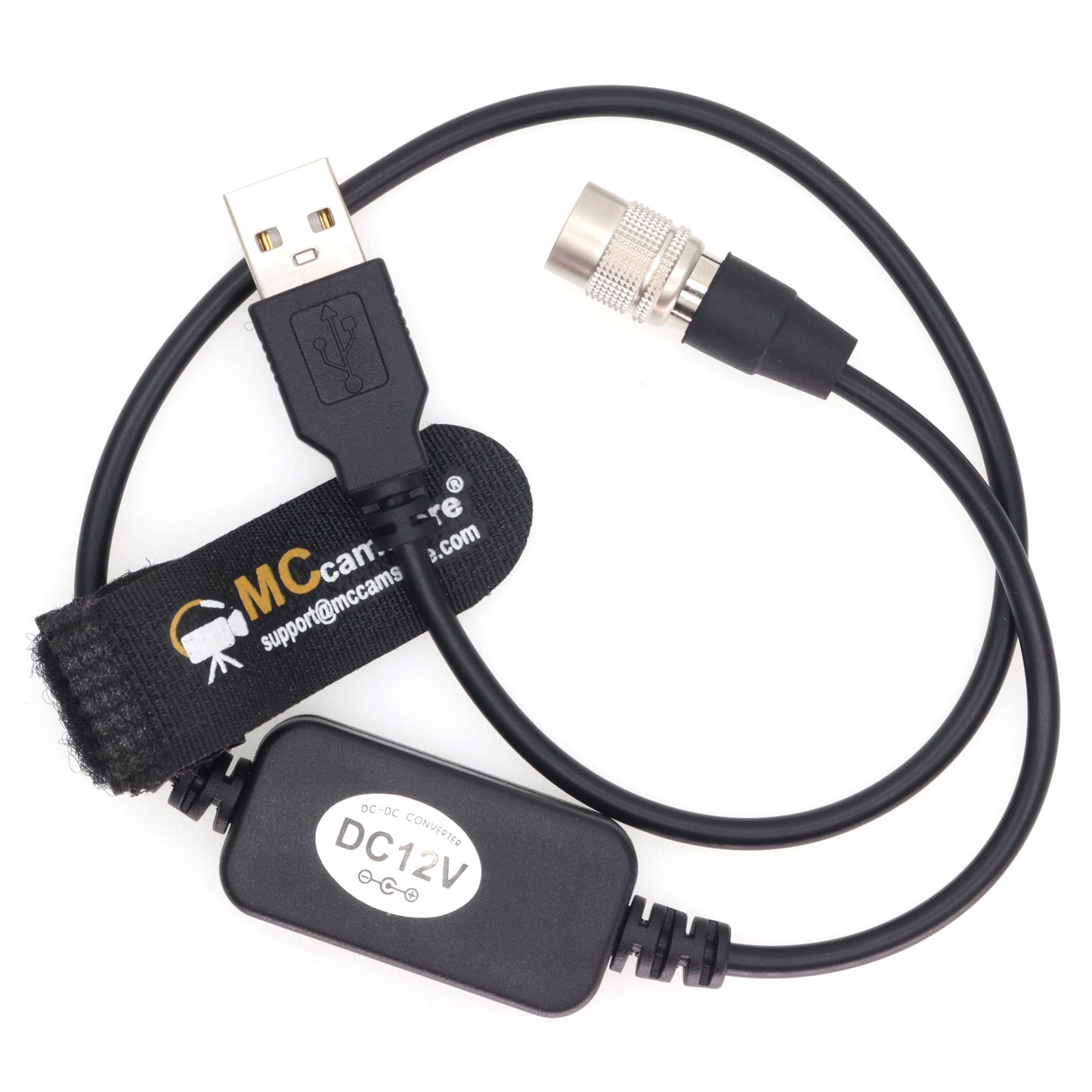 12V 4pin Hirose to USB Power Cable for Zoom F4 F8 Sound Devices 688 788T Zaxcom