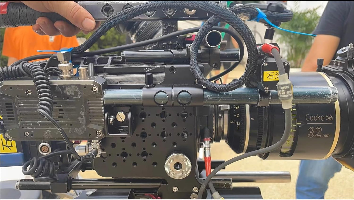 15mm Rod Clamp Mounting Bracket with 3/8"-16 Thread for Sony ARRI RED Camera Rod Holder