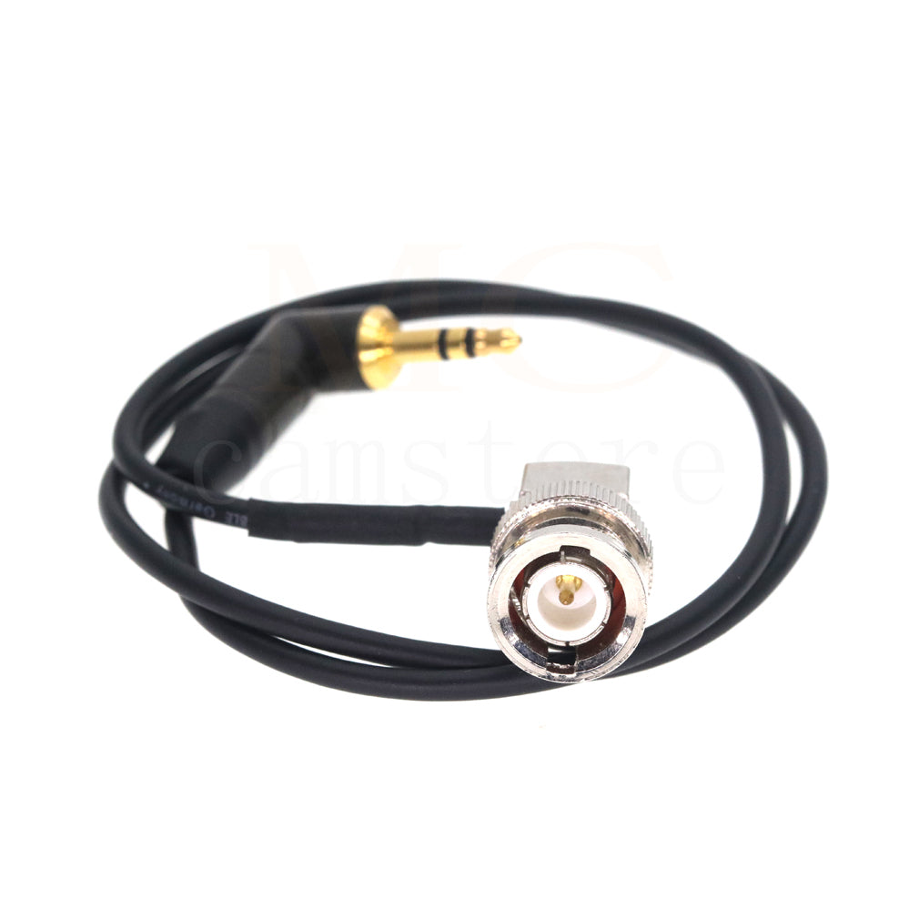 NEUTRIK 3.5mm Mini TRS Jack TENTACLE To Elbow BNC Timecode Cable For Canon C300 / C500, Sony PDW 700 / EX3 / PMW 200, ARRI Amira