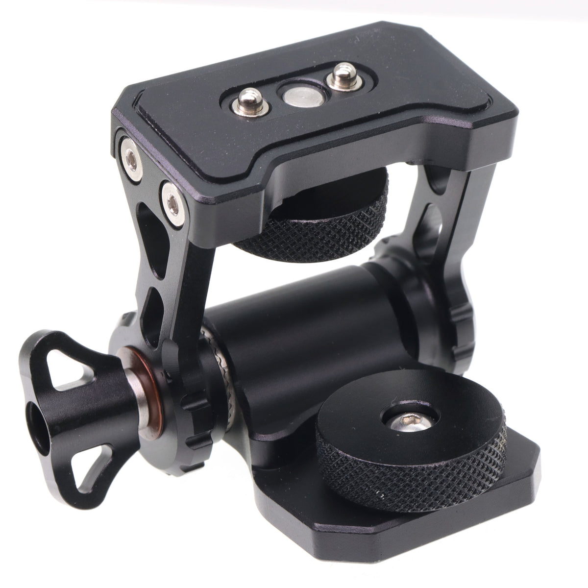 Monitor Holder Swivel and Tilt Adjustable with 3/8 1/4 Screw Field Monitor Mount for ARRI RED Sony Transmission Monitor