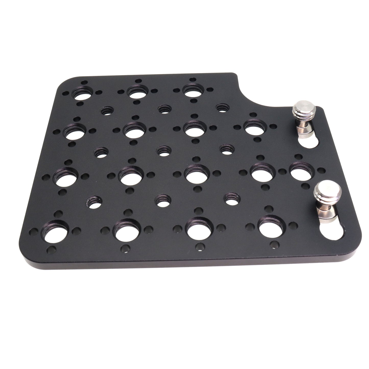 Side Expansion Plate Multi-Functional Cheese Plate with 1/4"-20 & 3/8"-16 Threads for ARRI Alexa Mini LF Teradek Vaxis Rig Follow Focus Motor Camera Monitor and Tripod
