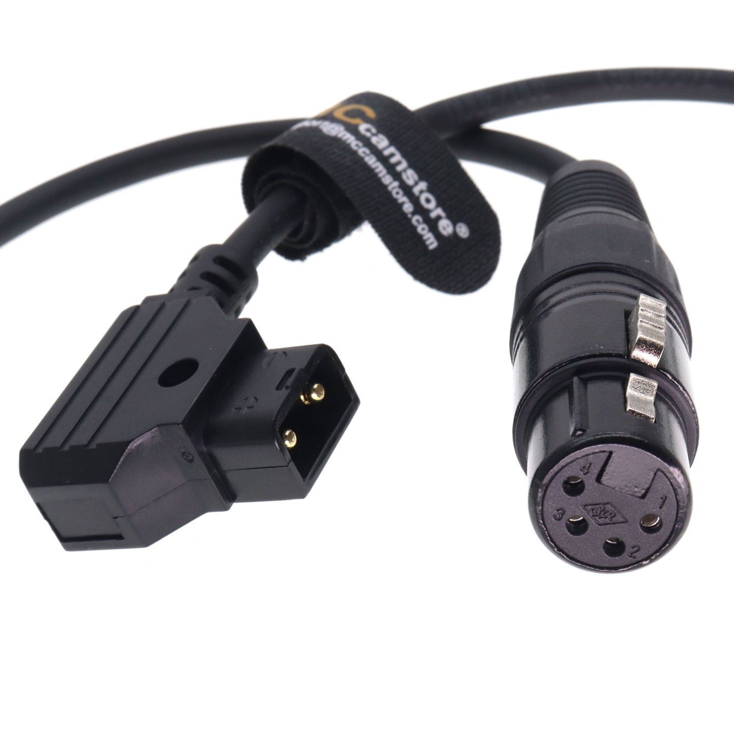 XLR 4 Pin Female to D Tap Power Cable for Sony Venice F55 SXS Camera for Practilite 602 DSLR Camcorder