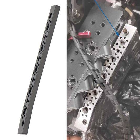 Expansion Board with 1/4"-20 & 3/8"-16 Screw, Side Plate with Fixed M3 Screw for Sony Venice CineAltaV 2, Plate Long 162mm