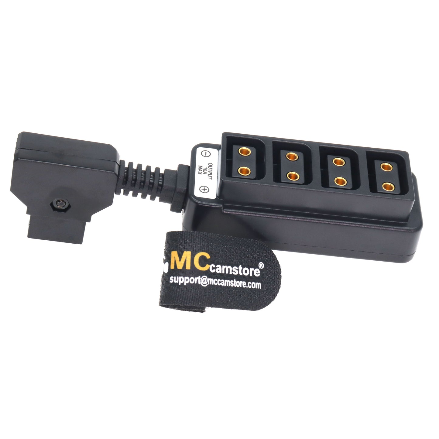 Ultrashort D tap to 4 Port Power Tap P-tap Strip D-tap Splitter Hub Cpmpatible for ARRI RED Teradek SmallHD V-Mount Gold-Mount Steadicam with D-Tap Output