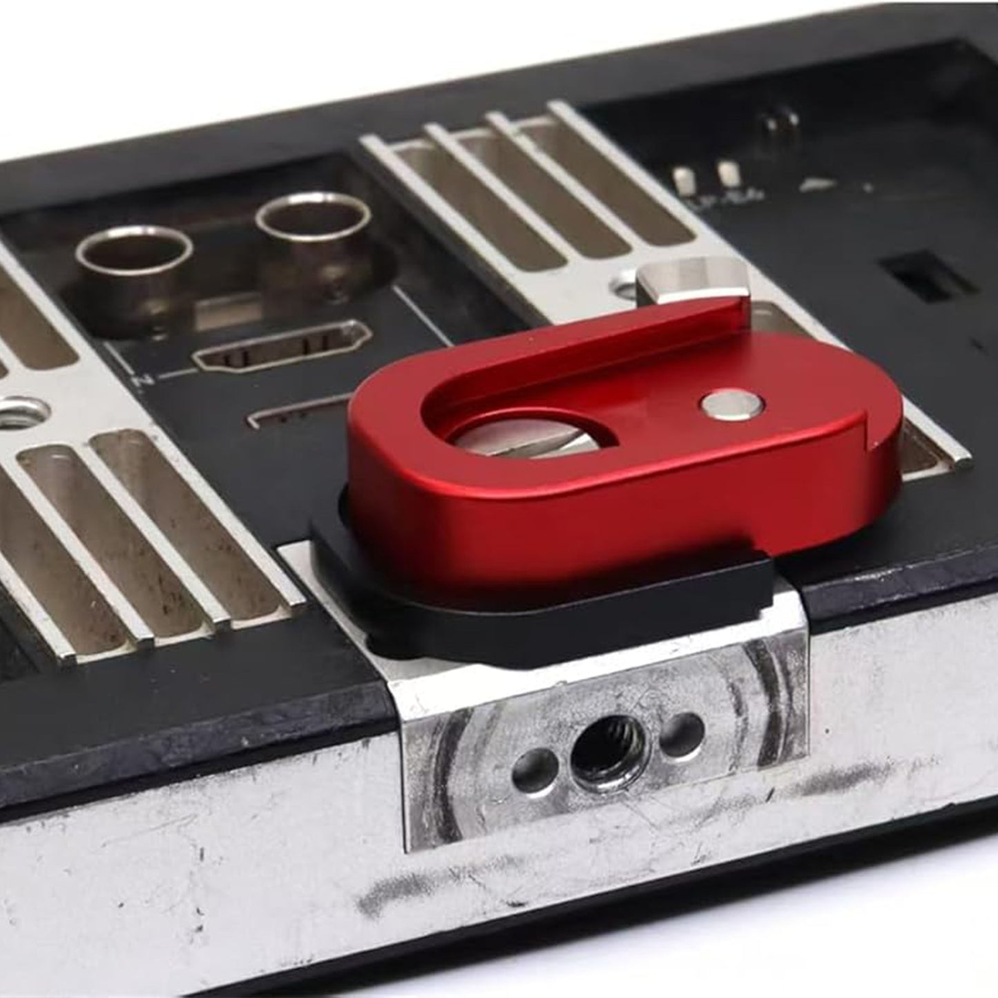 Mini Exchanging Kit for Quick Release Lock Mount Plate Bracket for ARRI RED Camera Monitor Wireless Focus Motor, Exchange 3/8"-16 Screw to1/4-20 Adapter
