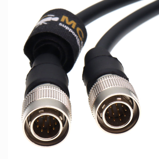 Industrial Camera Cable Hirose 12pin Male to 12Pin Male for Panasonic Sony CCXC-12P CCD XC DXC Series Intercon VCP Hitachi CCD AVT Remote Panel I/O Trigger Line