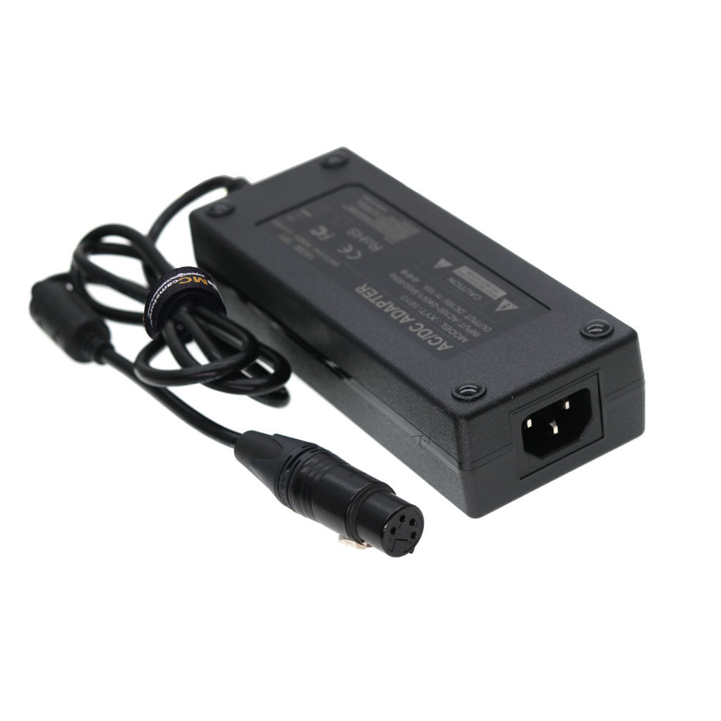 XLR 4 Pin AC Power Supply Adapter for Sony PMW F55 Venice Canon C400 C300 III C500 II C700 Blackmagic URSA VariCam Camera SmallHD 2400 16V 10A 160W