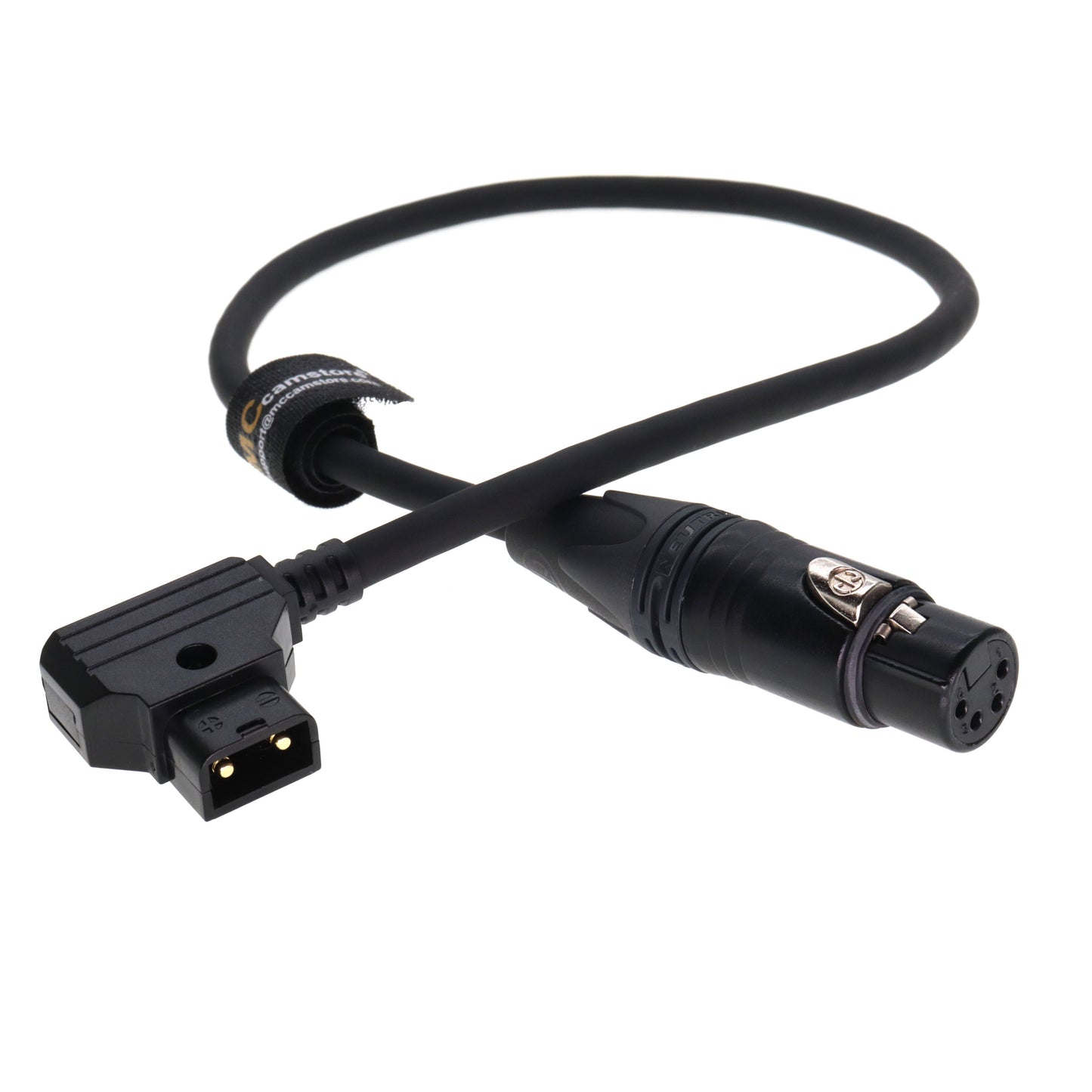 XLR 4 Pin Female to D Tap Power Cable for Sony Venice F55 SXS Camera for Practilite 602 DSLR Camcorder