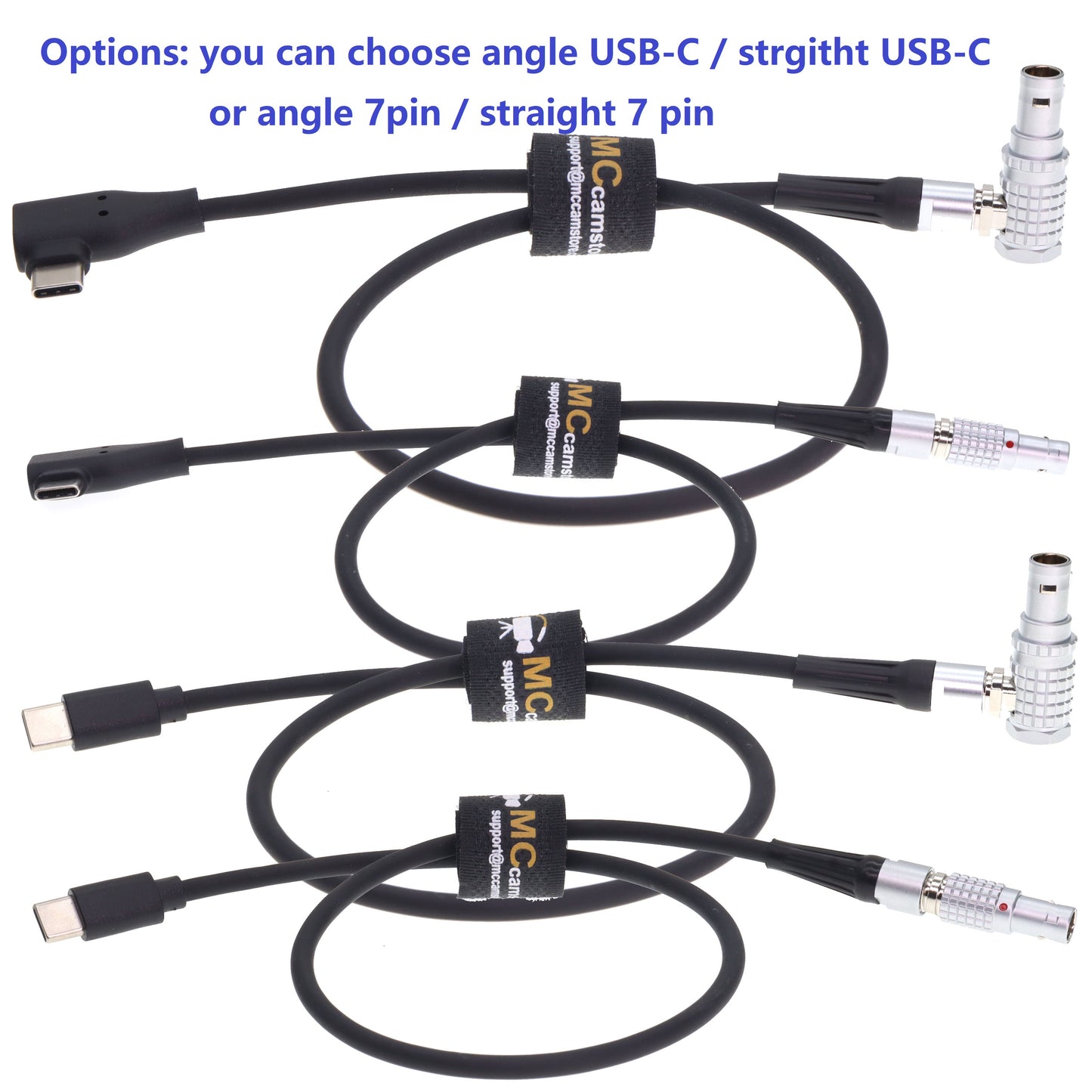 RS4 RS3 Pro RS2 Gimbal USB C Type-C to 7 Pin Male Nucleus M Power Cable for DJI to Nucleus-M Lens Follow Focus Motor