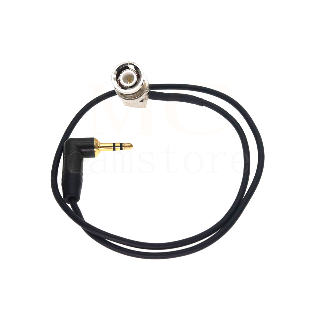 NEUTRIK 3.5mm Mini TRS Jack TENTACLE To Elbow BNC Timecode Cable For Canon C300 / C500, Sony PDW 700 / EX3 / PMW 200, ARRI Amira