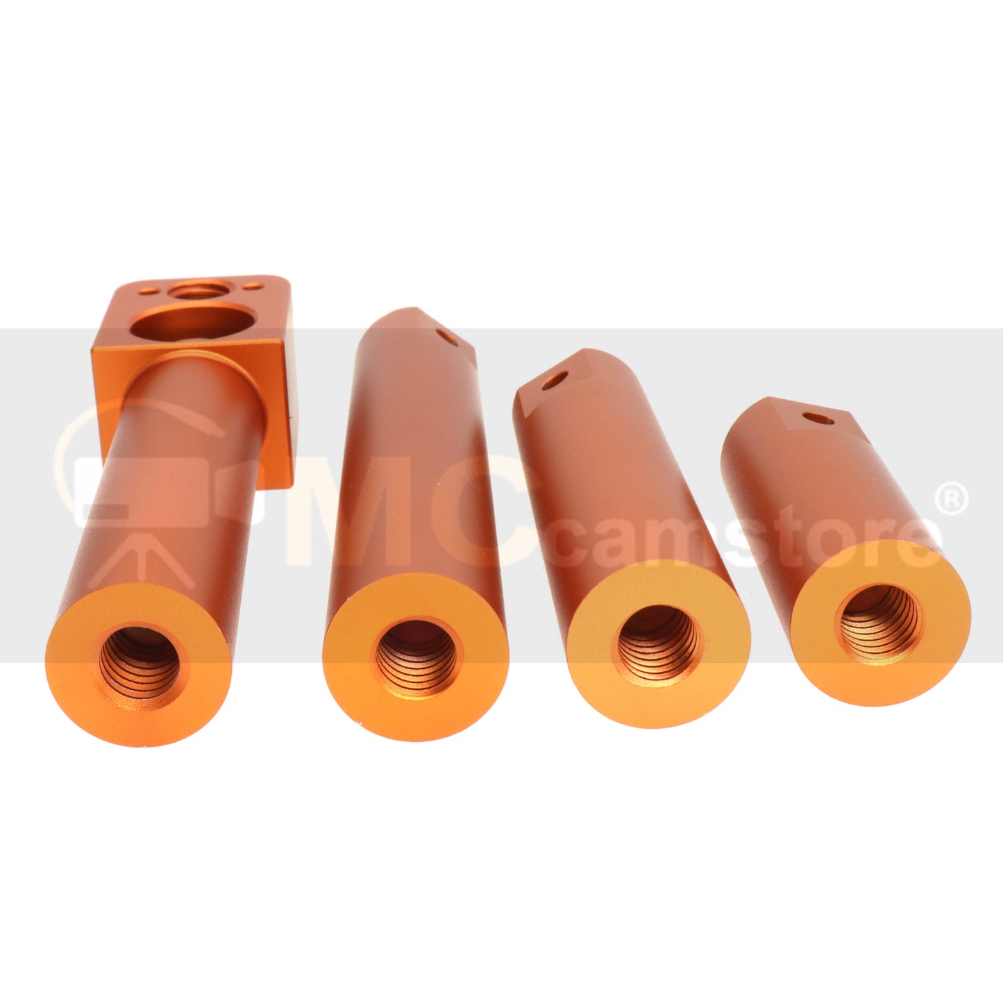 19mm Extension Rod Tube, 4 Sections Bracket Pole for Sony ARRI RED Camera Wireless Follow Focus Lens Motor Shoulder Rail Mounting with 3/8" Thread