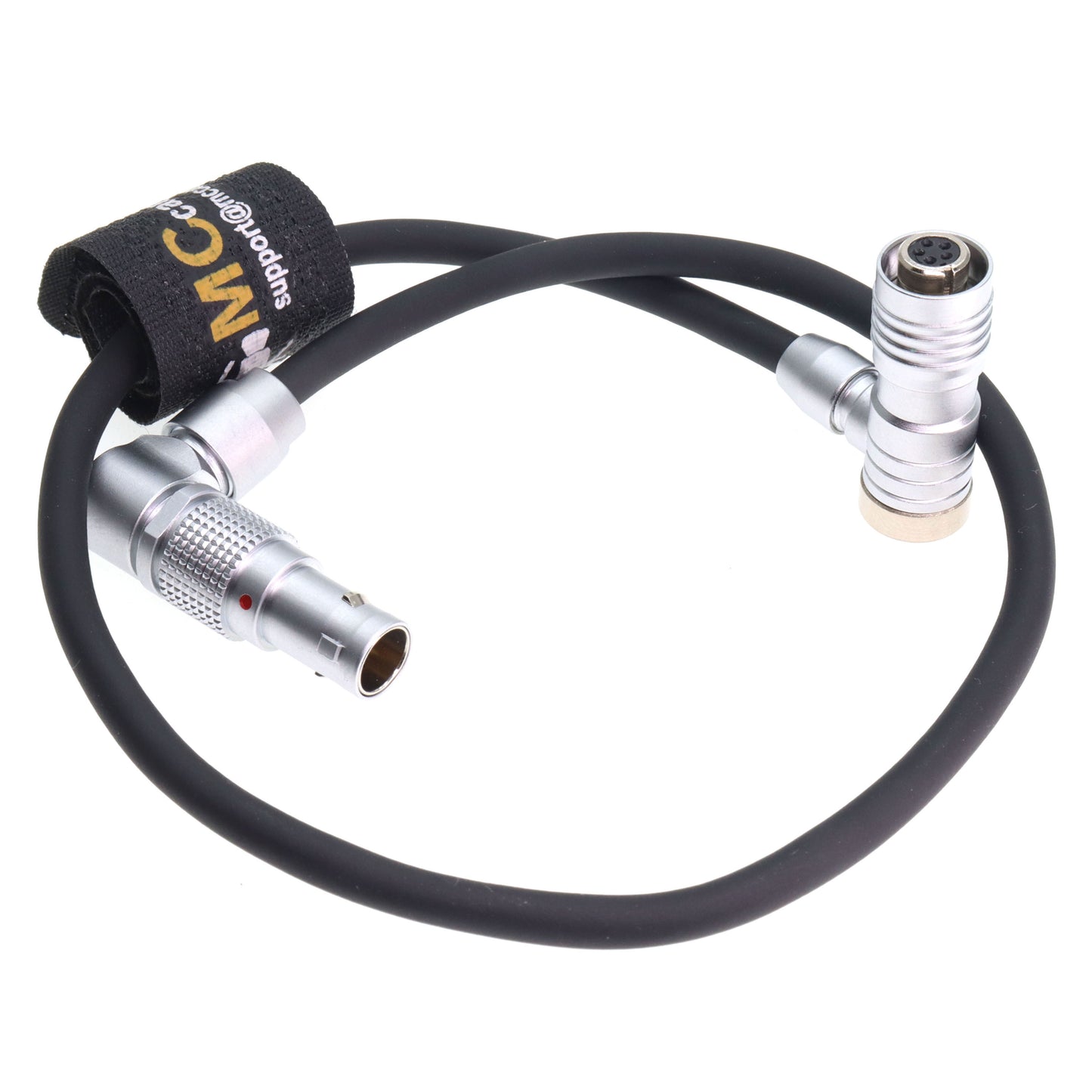 Rotatable 0B 2 Pin to Angle 5 Pin Female Power Cable for Teradek ARRI RED SmallHD Paralinx Preston Transvideo Offhollywood Switronix Camera to Portkeys LH5P LH5H Monitor