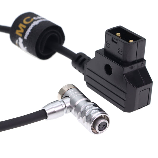 BMPCC 4K Weipu 2Pin-Black Magic 6K-Cable Right Angle 2 Pin Female to D Tap Power Cord for Blackmagic Pocket Cinema Camera 4K 6K from Gold Mount V Mount Battery
