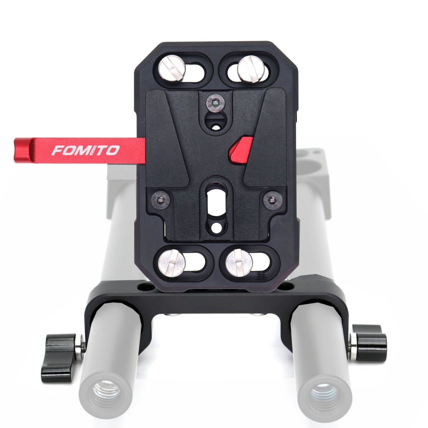 Mini V Mount Battery Plate, V-Lock Mount Battery Plate with 3/8 1/4 Screw for Camera Power Supply