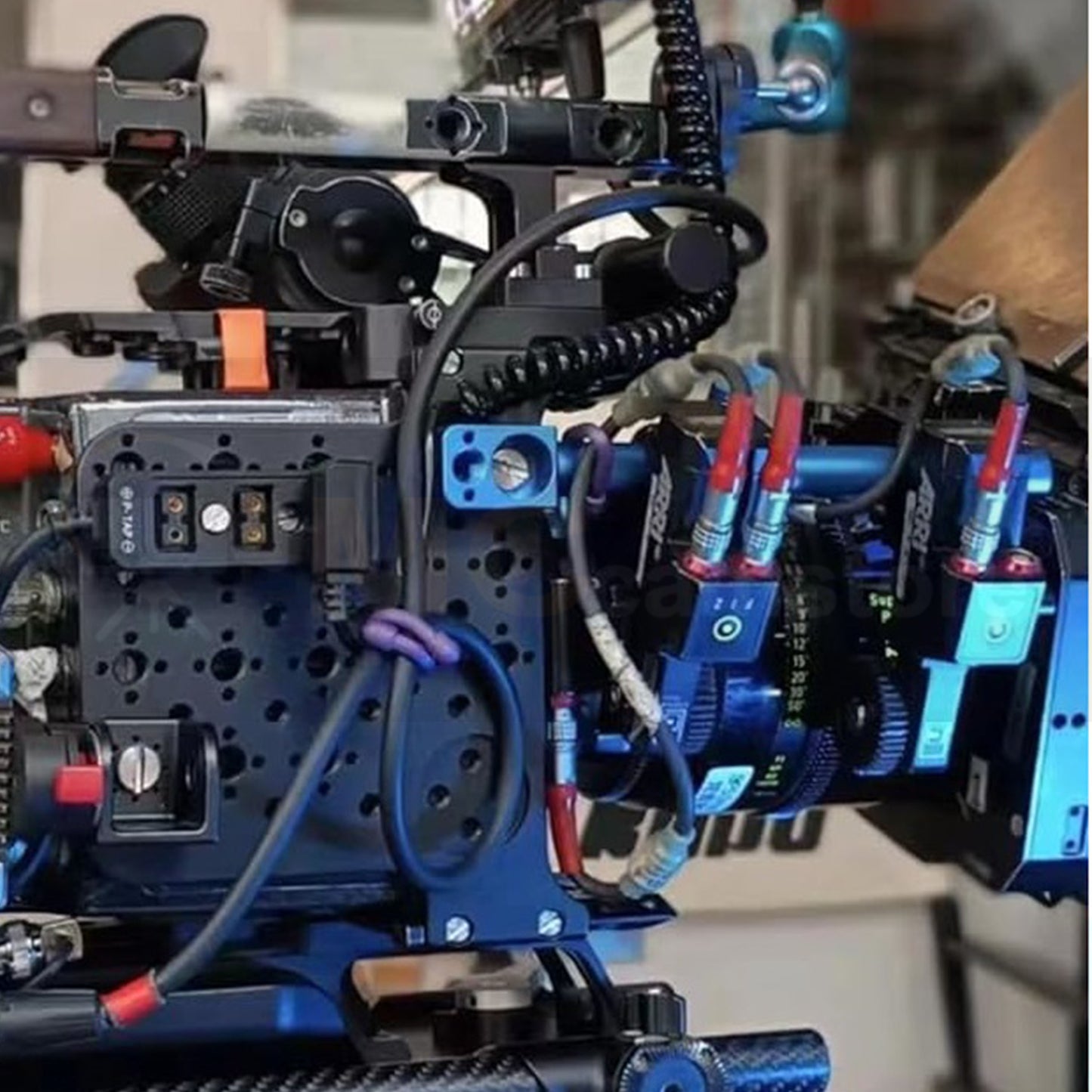 19mm Rod Mounting Bracket with 3/8"-16 Screw and Anti Twist for ARRI RED Sony Camera