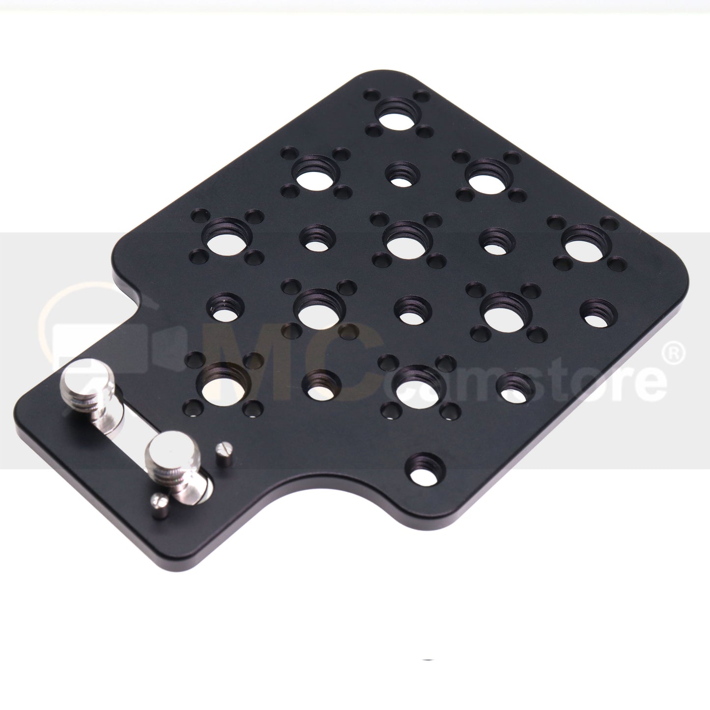 Cheese Plate, Side Mounting 3/8" 1/4" Thread Panel Plate for Sony ARRI RED Teradek Vaxis Rig Wireless Receiver