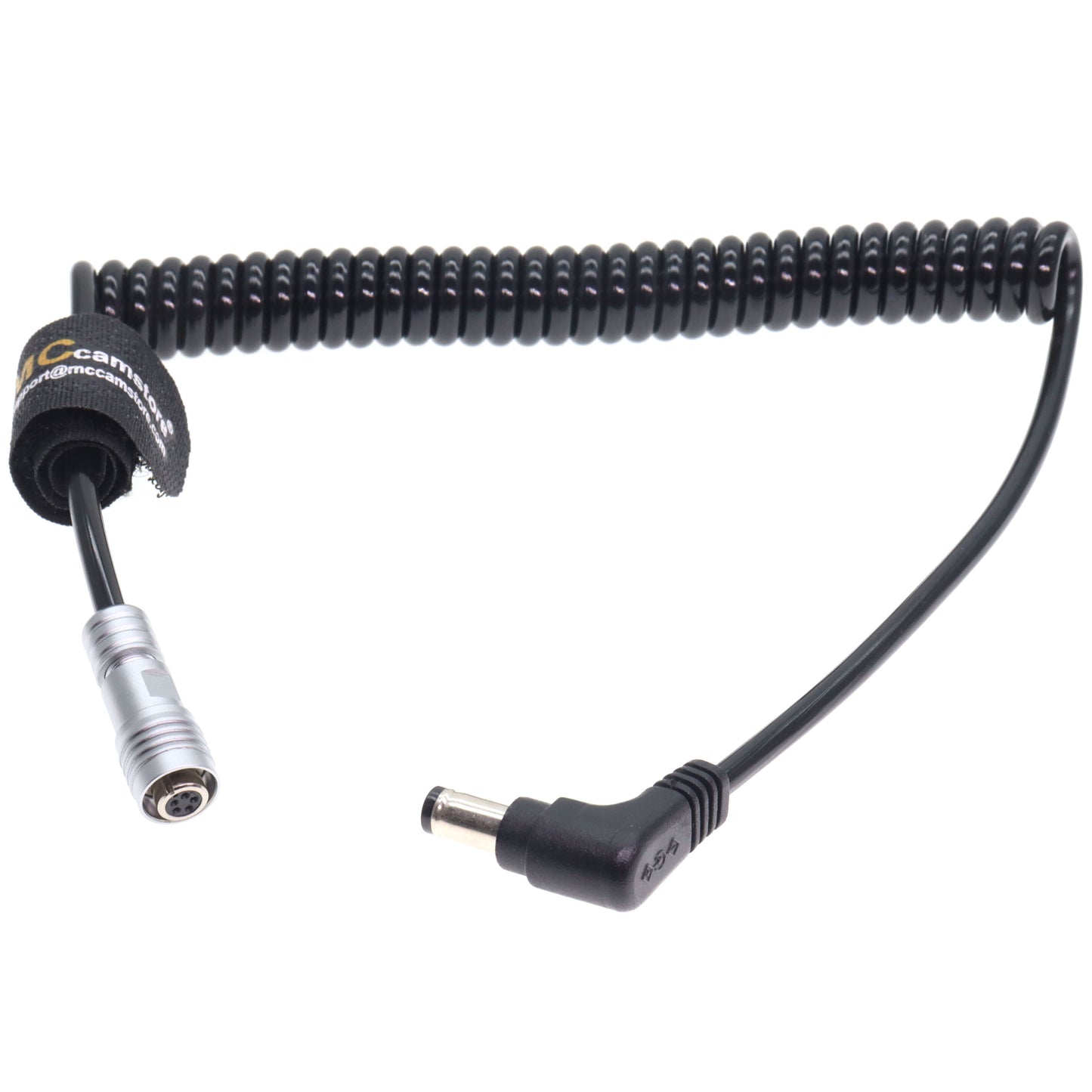 5 Pin Female to DC Power Coiled Cable for Portkeys LH5H/LH5P Monitor