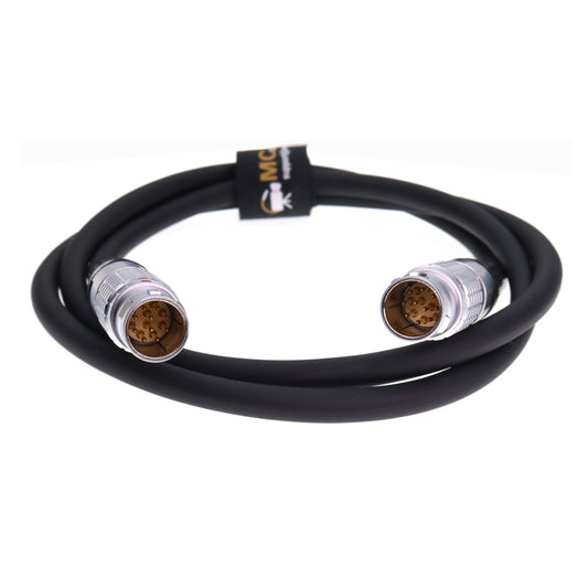 Power Cable FGG 2B 10 Pin to FGJ 2B 10 Pin for DJI Ronin 2 Dual TB50 Battery Mount Cord 1m