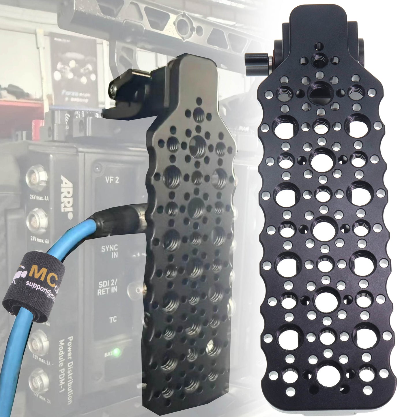 Articulated Mounting Plate AMP-1 for ARRI Alexa 35, Expansion Board with 1/4 & 3/8 Screw