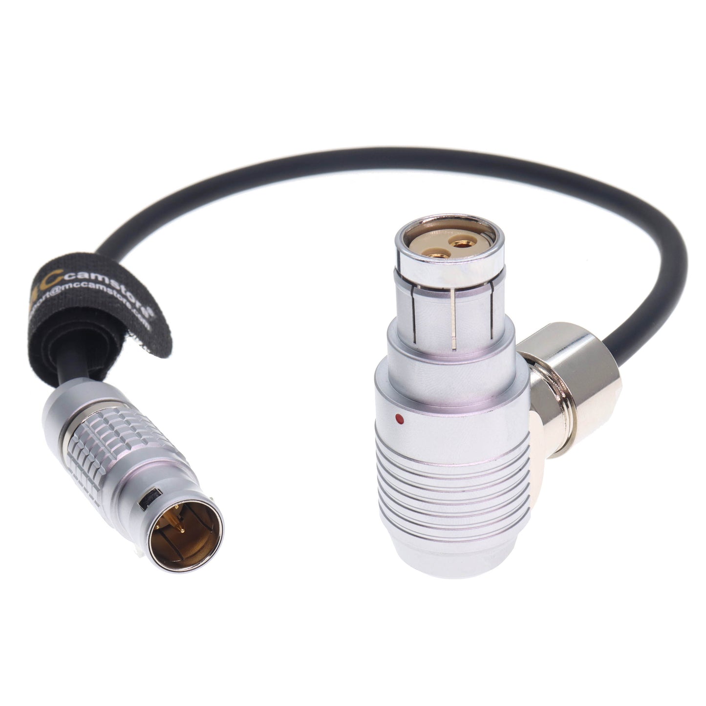 Tiffen M-1 M2 Ultra/Master 2B 3Pin to Elbow 2 Pin Female 12V Power Cable for ARRI Alexa XT SXT LF SXT-W Classic Camera, 20 inches