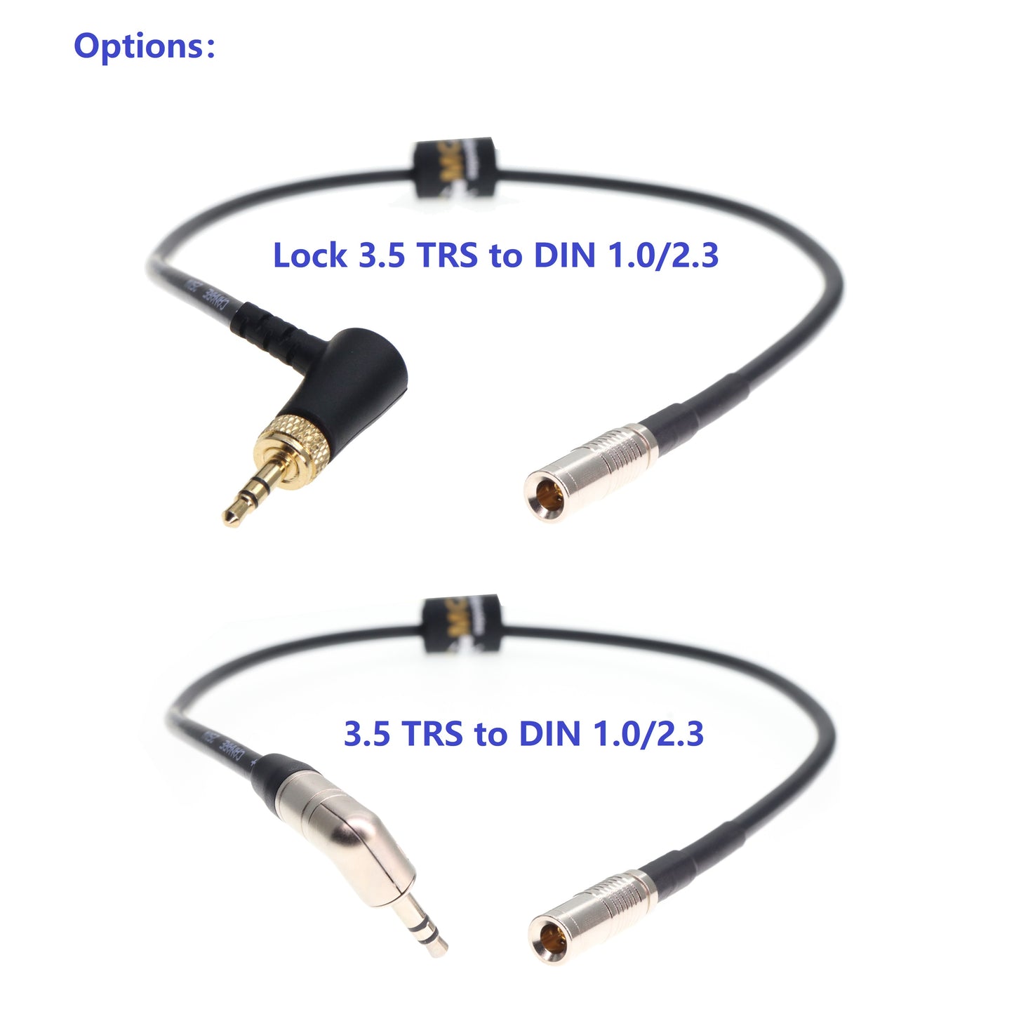 Timecode Cable for Tentacle Sync to Canon R5C C400 Camera UltraSync One 3.5mm TRS to DIN 1.0/2.3
