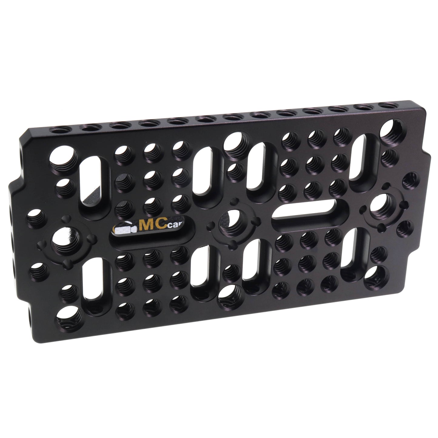 Multi-Functional Cheese Plate with 1/4"-20 3/8"-16 Threads, Switching Mounting Plate w/Locating Point for ARRI for Camera and Tripod Portable Cheese-Plates for Blackmagic URSA Cine