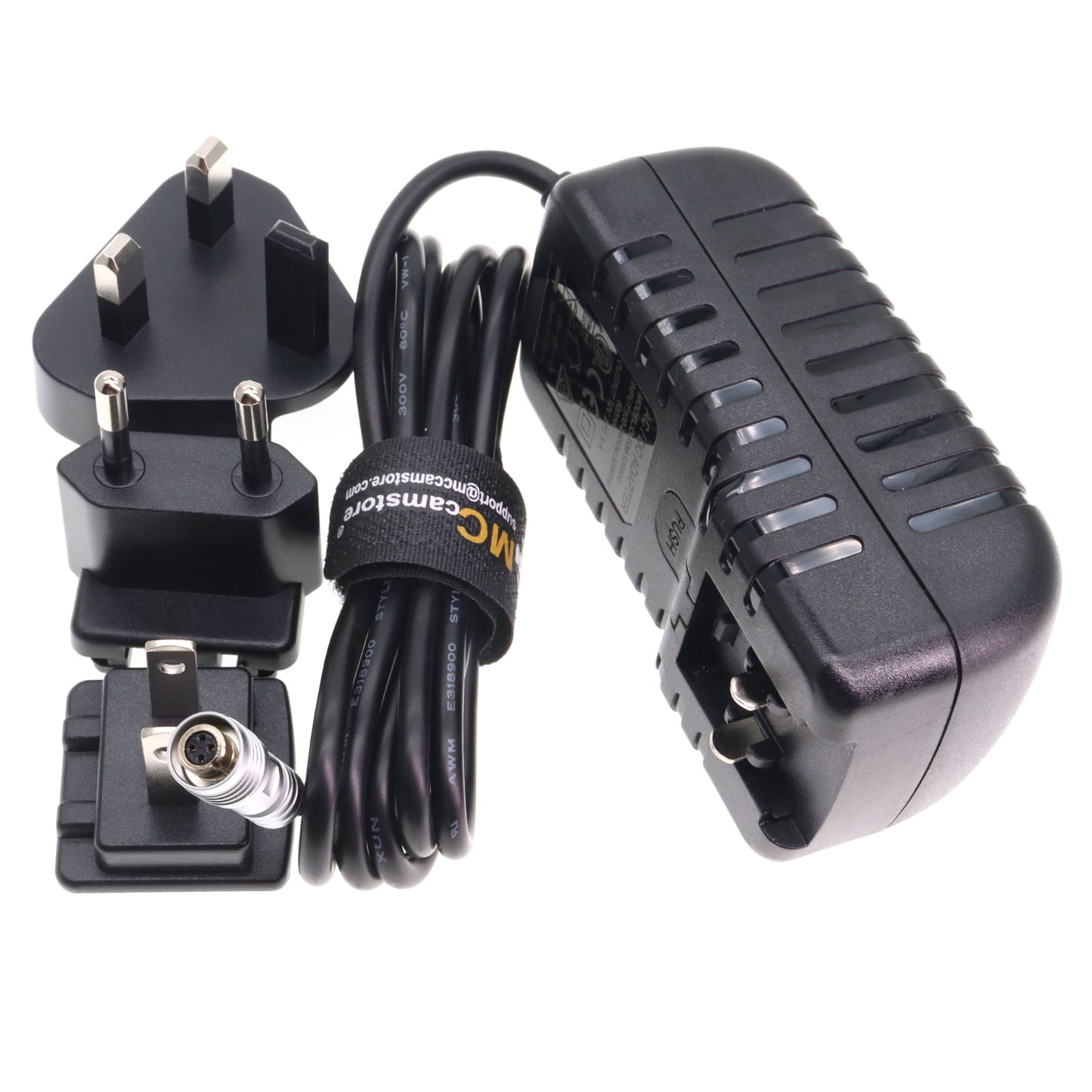 AC Power Supply Adapter for PortKeys BM5 IV WR/IV/III WR, LEYE SDI/III, BM7, HH7, HS7T Monitor, 4 Pin 12V 3A