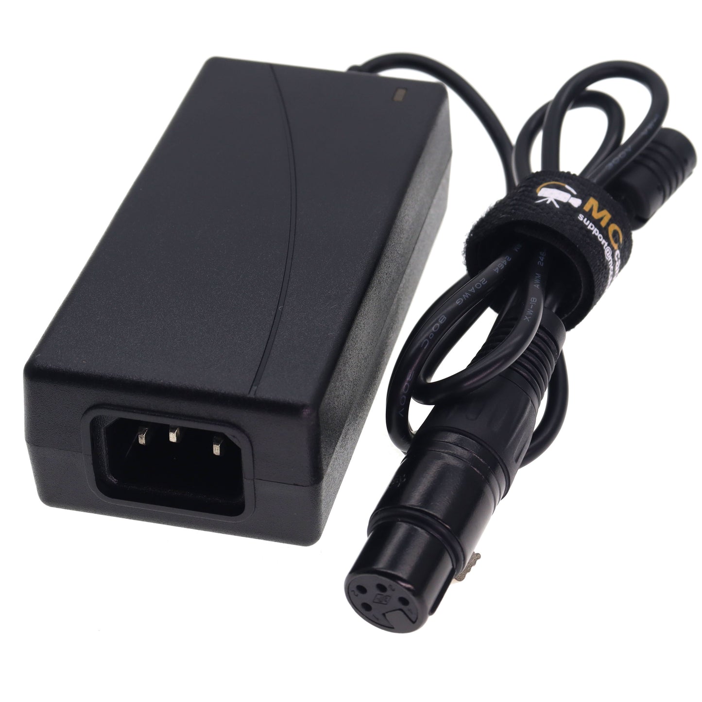 4 pin XLR 12V 5A Power Supply Cable for Sony PMW F55 F3, Venice, Canon C300 MKII, C500 MKII, C700 Monitor and Blackmagic URSA, VariCam Cameras