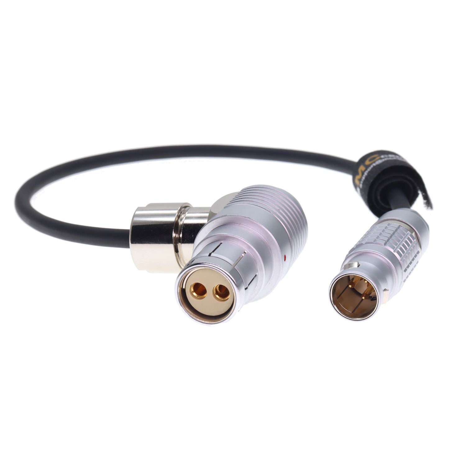 Tiffen M-1 M2 Ultra/Master 2B 3Pin to Elbow 2 Pin Female 12V Power Cable for ARRI Alexa XT SXT LF SXT-W Classic Camera, 20 inches