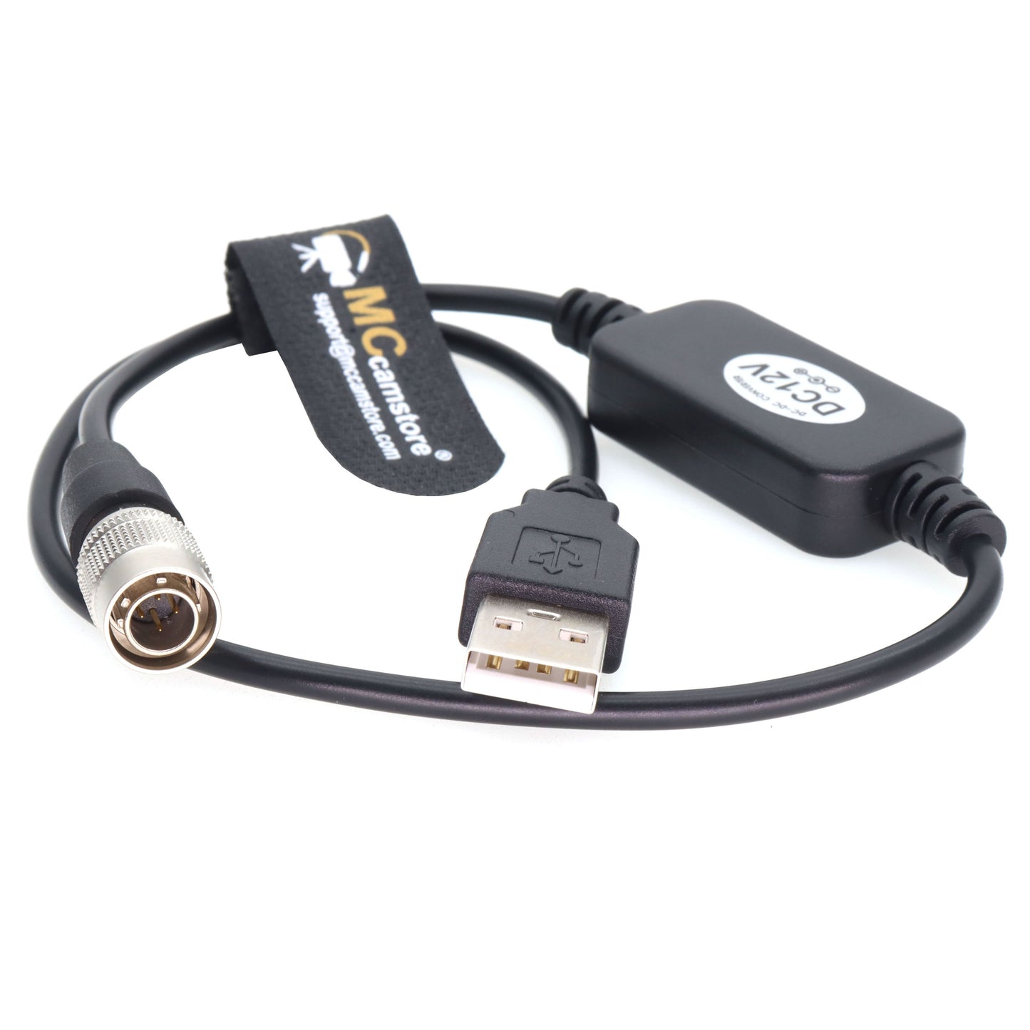 12V 4pin Hirose to USB Power Cable for Zoom F4 F8 Sound Devices 688 788T Zaxcom