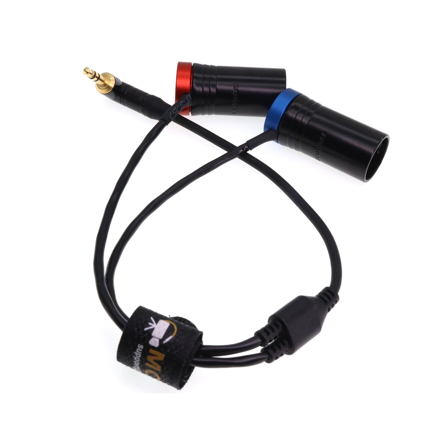 3.5 TRS Plug to Double Low-Profile XLR 3 Pin Male Y Cable for Rode Wireless GO II Dual Channel Wireless Microphone Receiver with Recorder