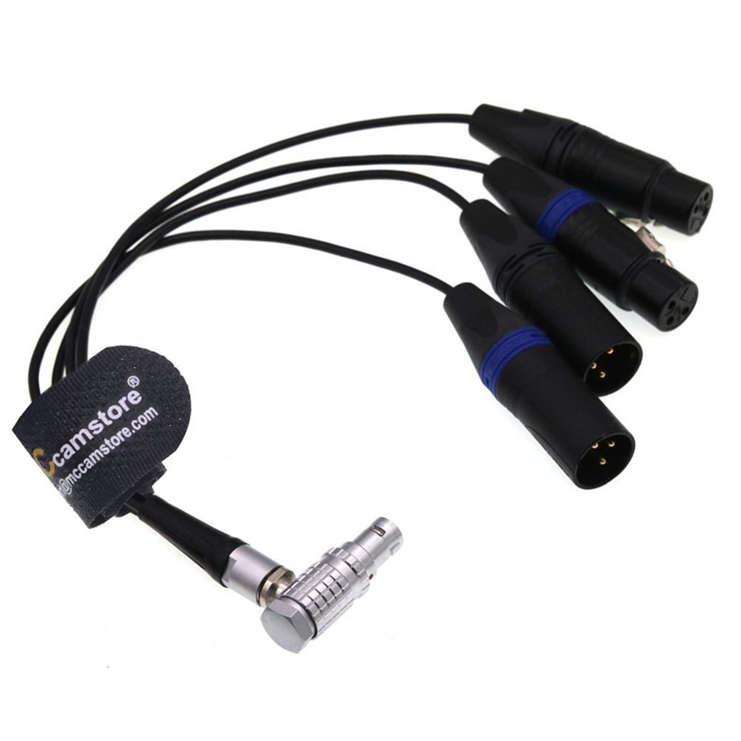 10Pin to 2X 3Pin XLR Male and 2X XLR 3 pin Female Breakout Audio Input Output Cable for Atomos Shogun Ninja Inferno Flame Monitor Recorder Audio Splitter Cable