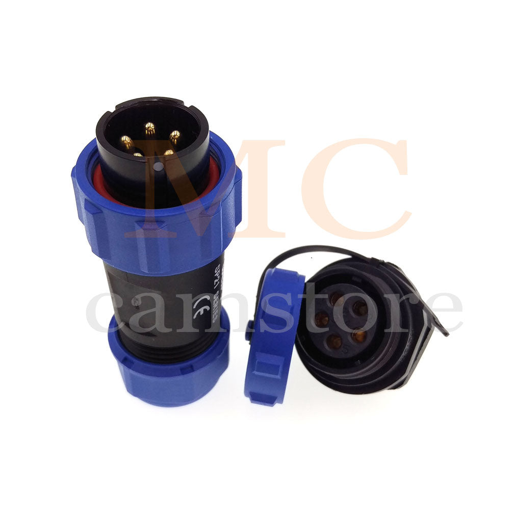 WEIPU SP21 IP68 Waterproof Connector, 2 3 4 5 5B 5C 6 6B 7 9 12 15pin Industrial Aviation LED Lamp Power Cable Plug Socket