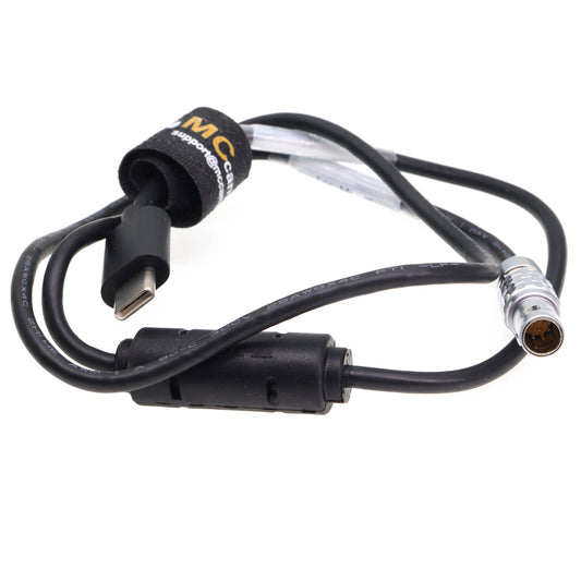 Nucleus-M 7 Pin to USB C Run Stop Cable for Canon R5 R6 R5C C70, Nikon Z6 Z7 Z9, BlackMagic BMPCC 4K 6K Camera Sony ZVE1, Record Trigger Lens Control