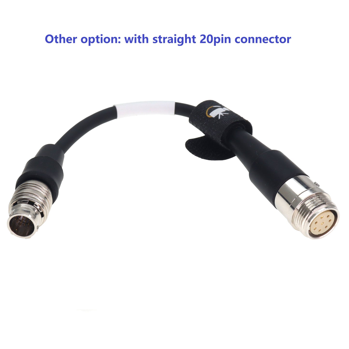 8 pin to 20 pin Adapter Cable for Canon Jimmy Jib G-Zoom VariZoom Zoom Control for Analogue Canon Zoom Aladin 2 Extension, VZ-C8C20