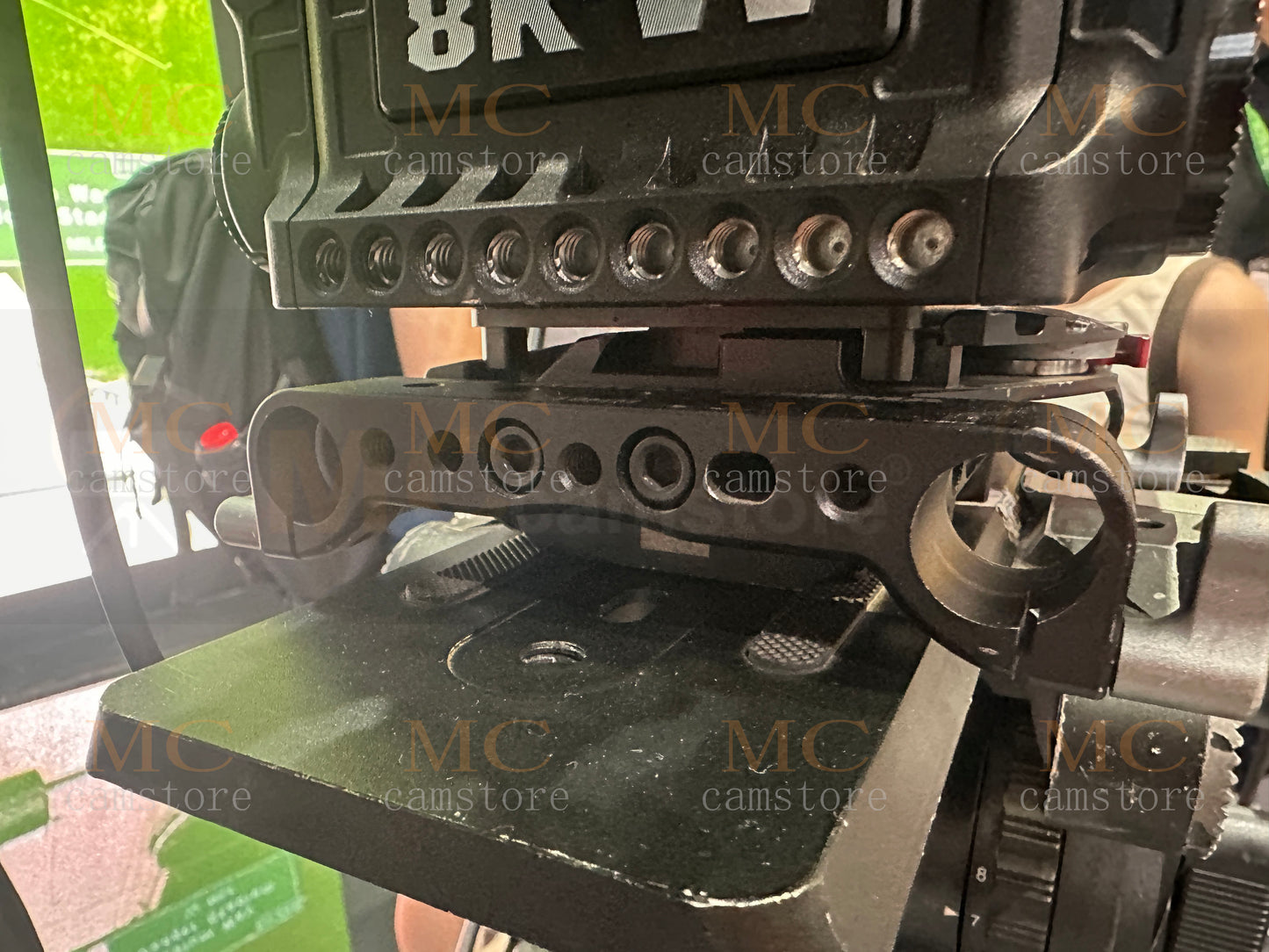 15mm Double Rod Bracket with ARRI Pin & 1/4"-20 Screw Holes for 15mm Rail Rig Support System Follow Focus, DSLR Top Handle Articulating