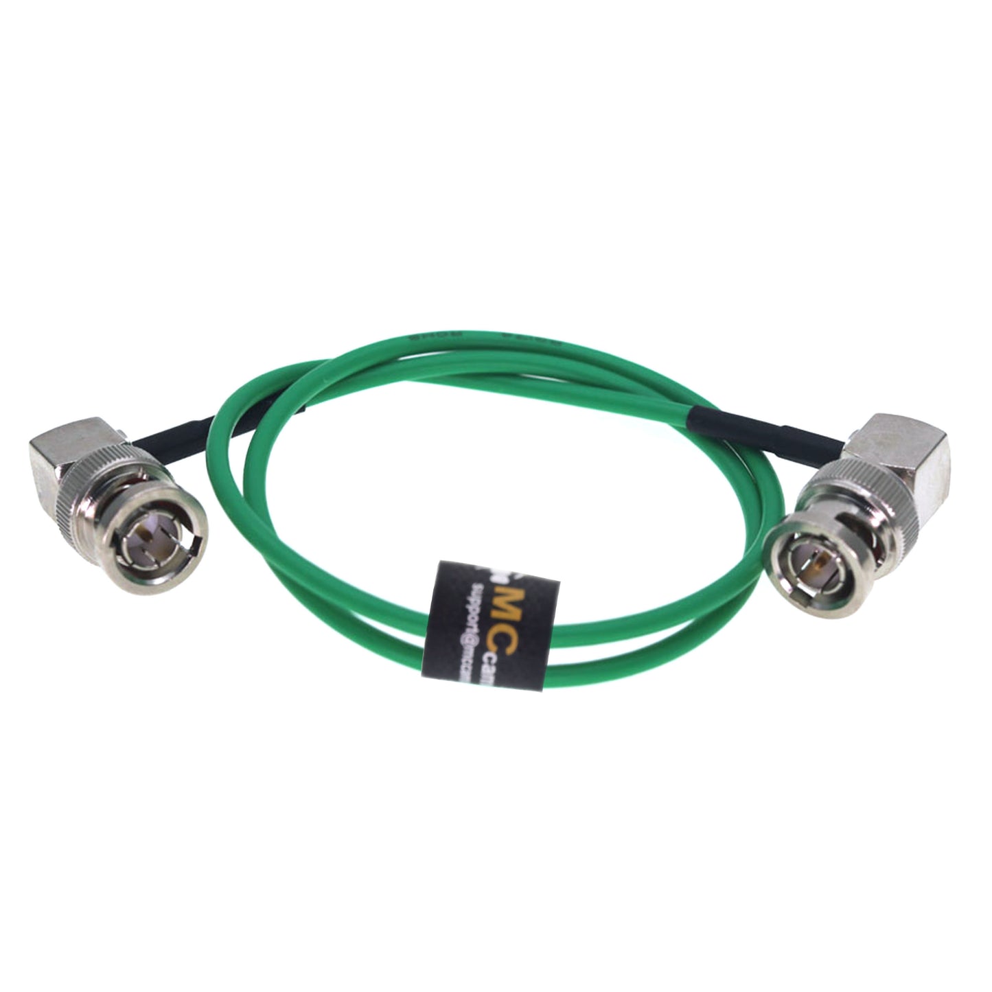 Coaxial BNC Right Angle BNC to BNC Cable for BMPCC Video Camera Monitor Recorder Video Equipment, 2pcs pack