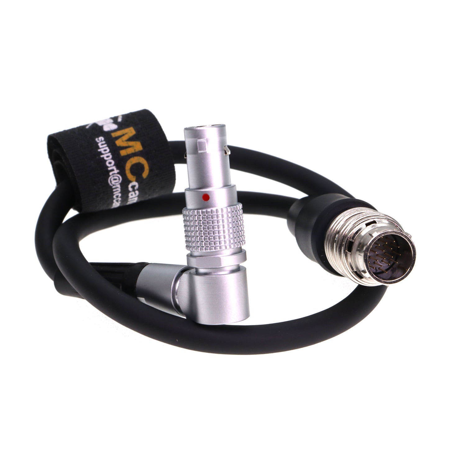 0B 2 Pin to Right Angle Hirose 20 Pin Male Power Cable for Fujinon Cabrio Lens Zoom Control Cable
