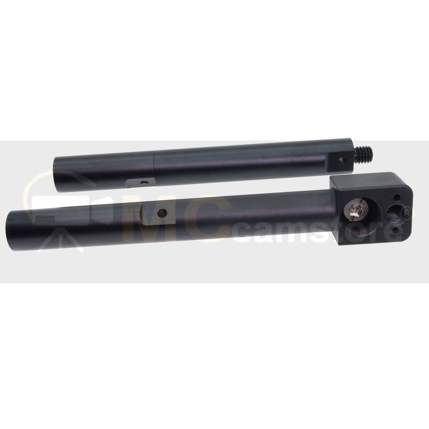 19mm Extension Rod Tube, 4 Sections Bracket Pole for Sony ARRI RED Camera Wireless Follow Focus Lens Motor Shoulder Rail Mounting with 3/8" Thread