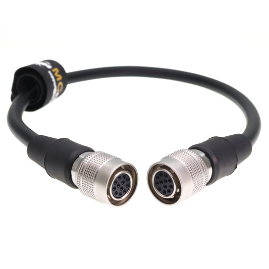 12 Pin Hirose Female to 12-pin Female IO Cable for Sony Panasonic CCD AVT Industrial Camera I/O Trigger Line