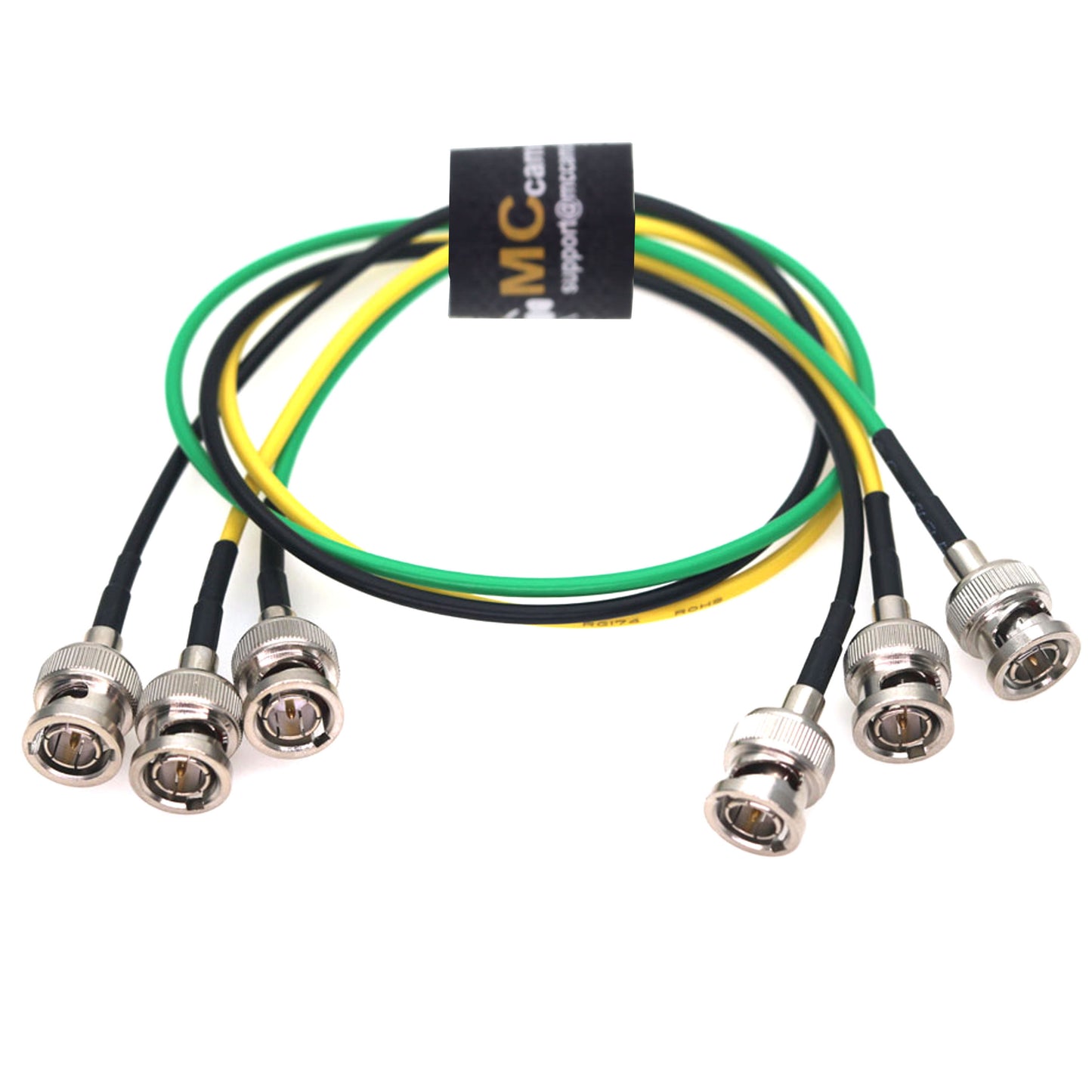 3G SDI Cable BNC to BNC Extension Coaxial Cable 75ohm, 2PCS