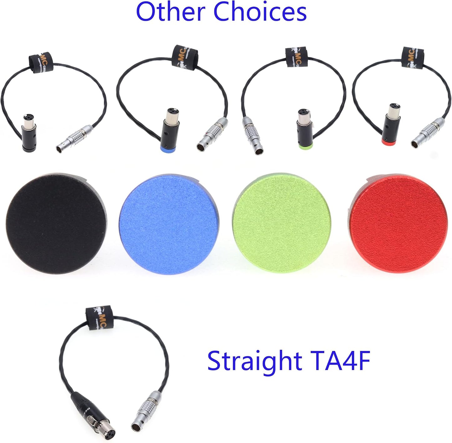 Power Cable for TV Logic Monitor for ARRI/RED 0B 2 Pin Male To TA4F 12V