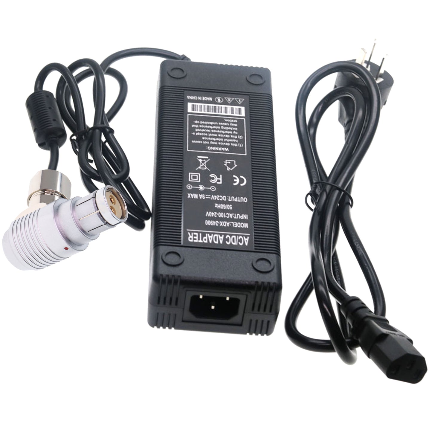 AC DC Power Supply Adapter 24V for ARRI Alexa XT SXT LF SXT-W Classic Camera, 2 Pin Female Connector