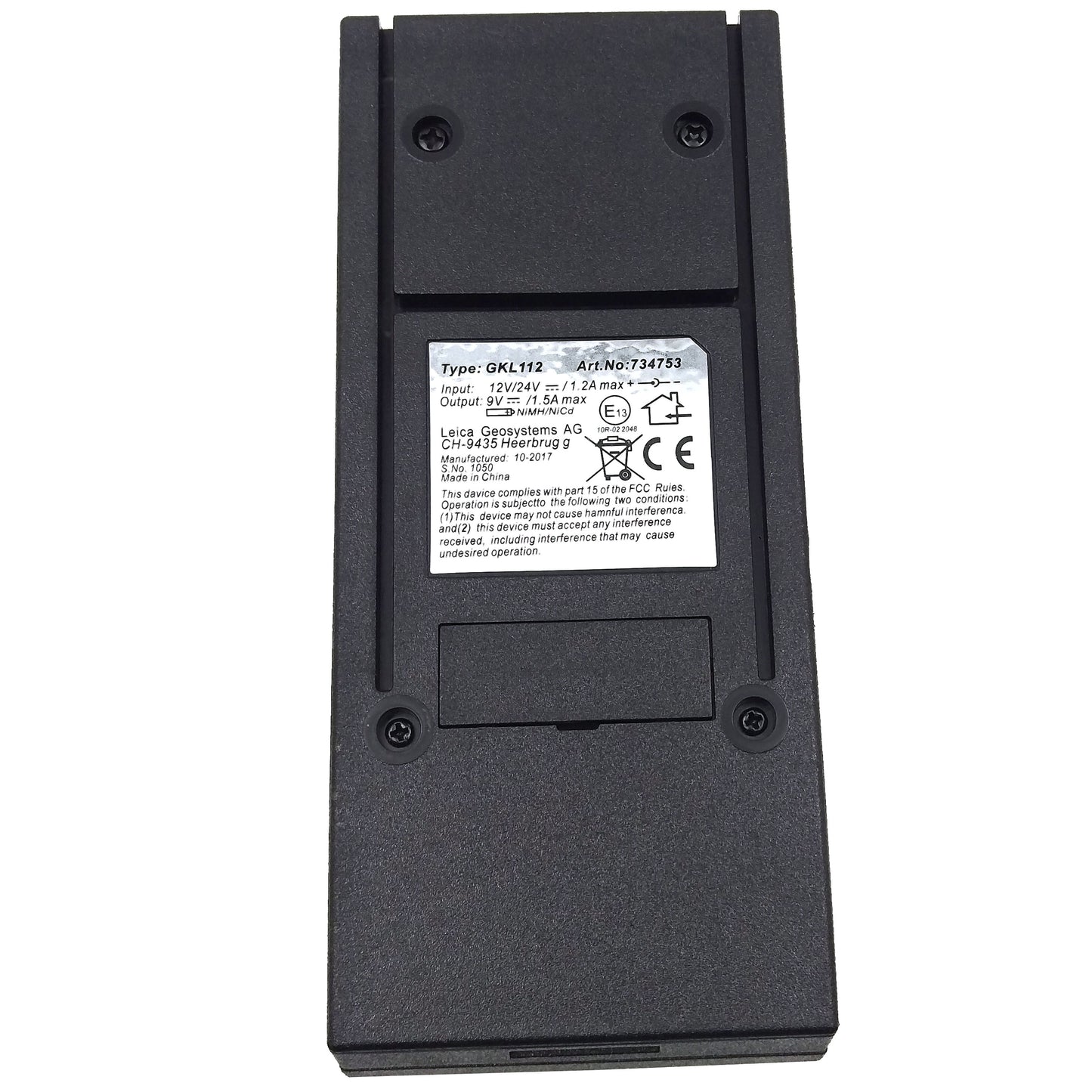 GKL 112 Total Station Battery Car Charging/Wall Charger Adapter for Leica GEB 111 Li-Ion Batteries