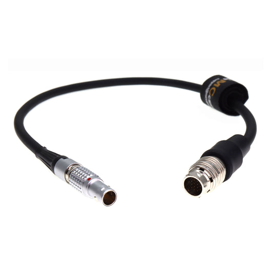 2 Pin to Hirose 20 Pin Male Power Supply Cable for Fujinon Cabrio Lens Zoom Control Cable