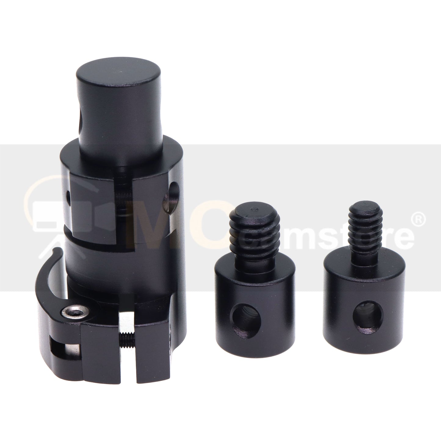 Boom Pole Quick Release System for PSC Microphone Sound Music Blimp Windshield with 3/8" 1/4" Screw Microphone Arm Handheld Boom Pole Mic Adapter