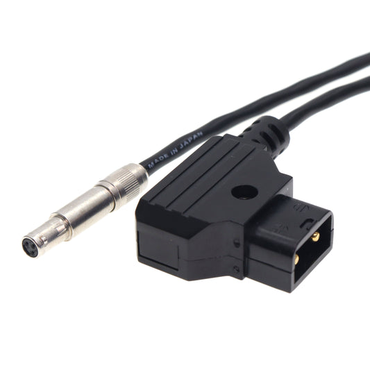Neutrik NSC3F 3-Pin Female to D-Tap Power Cable for Convergent Design Odyssey 7/7Q/7Q+/Apollo OLED Monitor Recorder