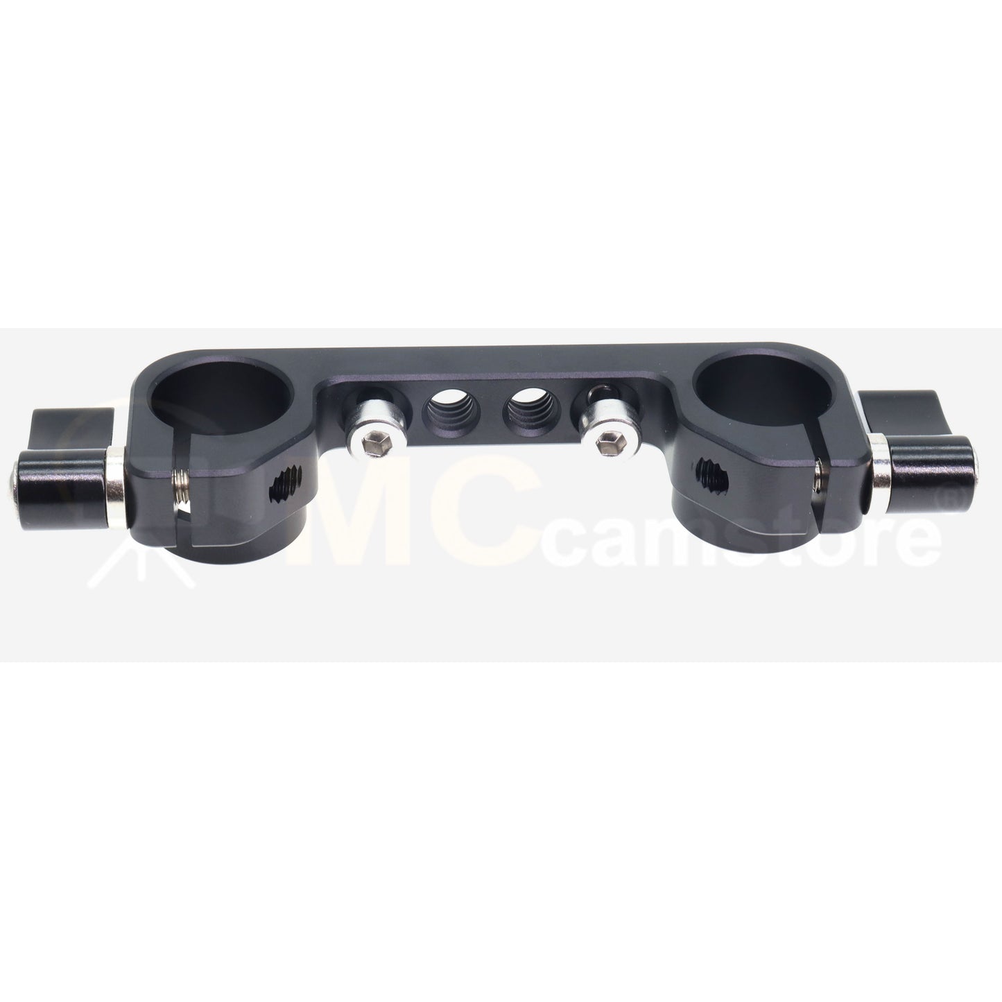 15mm Double Rod Bracket with ARRI Pin & 1/4"-20 Screw Holes for 15mm Rail Rig Support System Follow Focus, DSLR Top Handle Articulating